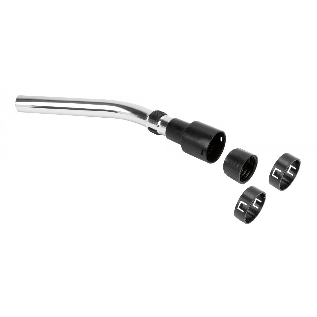 Handdel - 1 1/4" With Hose Cuff - Black - 1 3/8" and Button