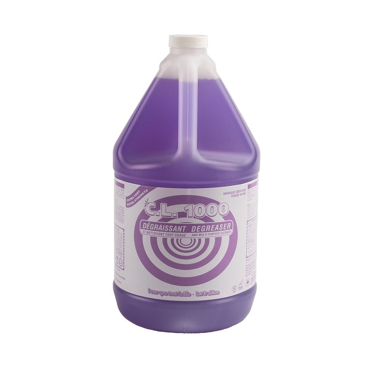 Heavy Duty Concentrated Degreaser and Multi-Purpose Cleaner - 1.06 gal (4 L) - CL1000 CLXF-GN4