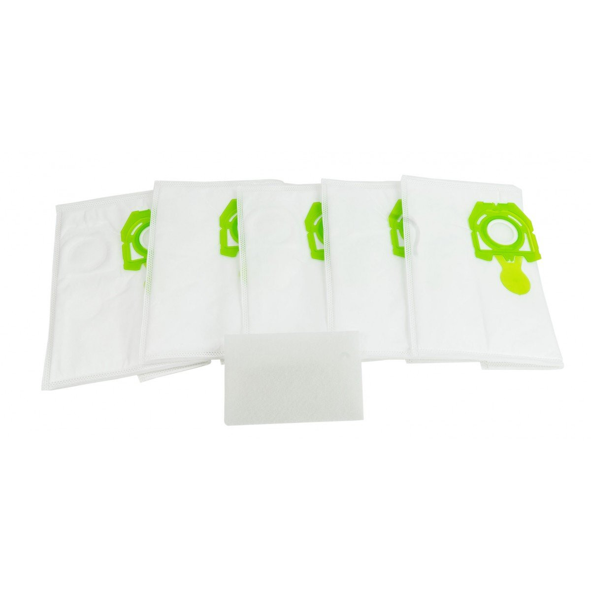 HEPA Microfilter Bag for Zelmer VC1500/VC2500 Vacuum - Pack of 5 Bags + 1 Filter