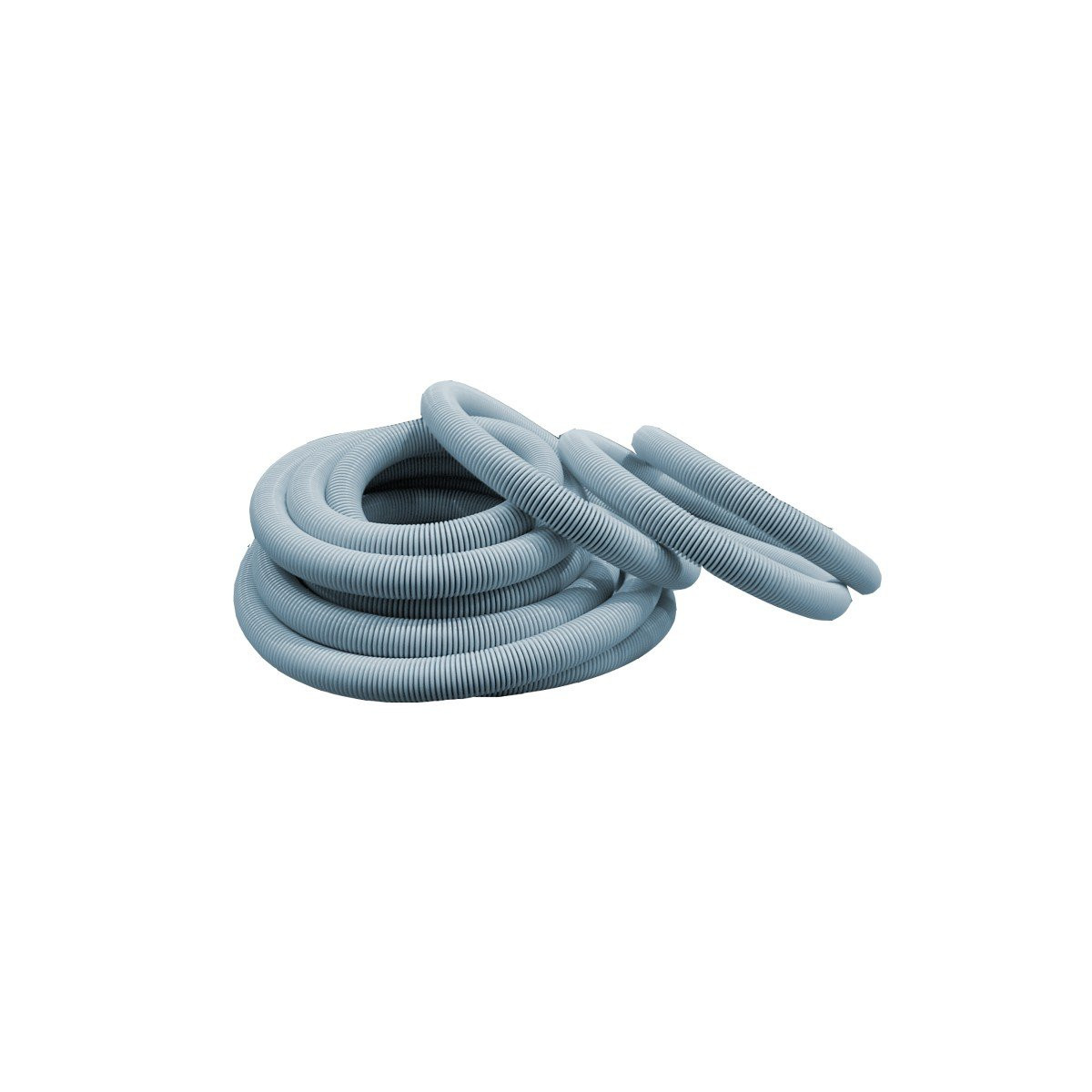 Hose for central vacuum - 50' (15 m) - 1 1/2" (38 mm) dia - Grey - Anti-Crush - Magnum - Flexhaust 6415008000