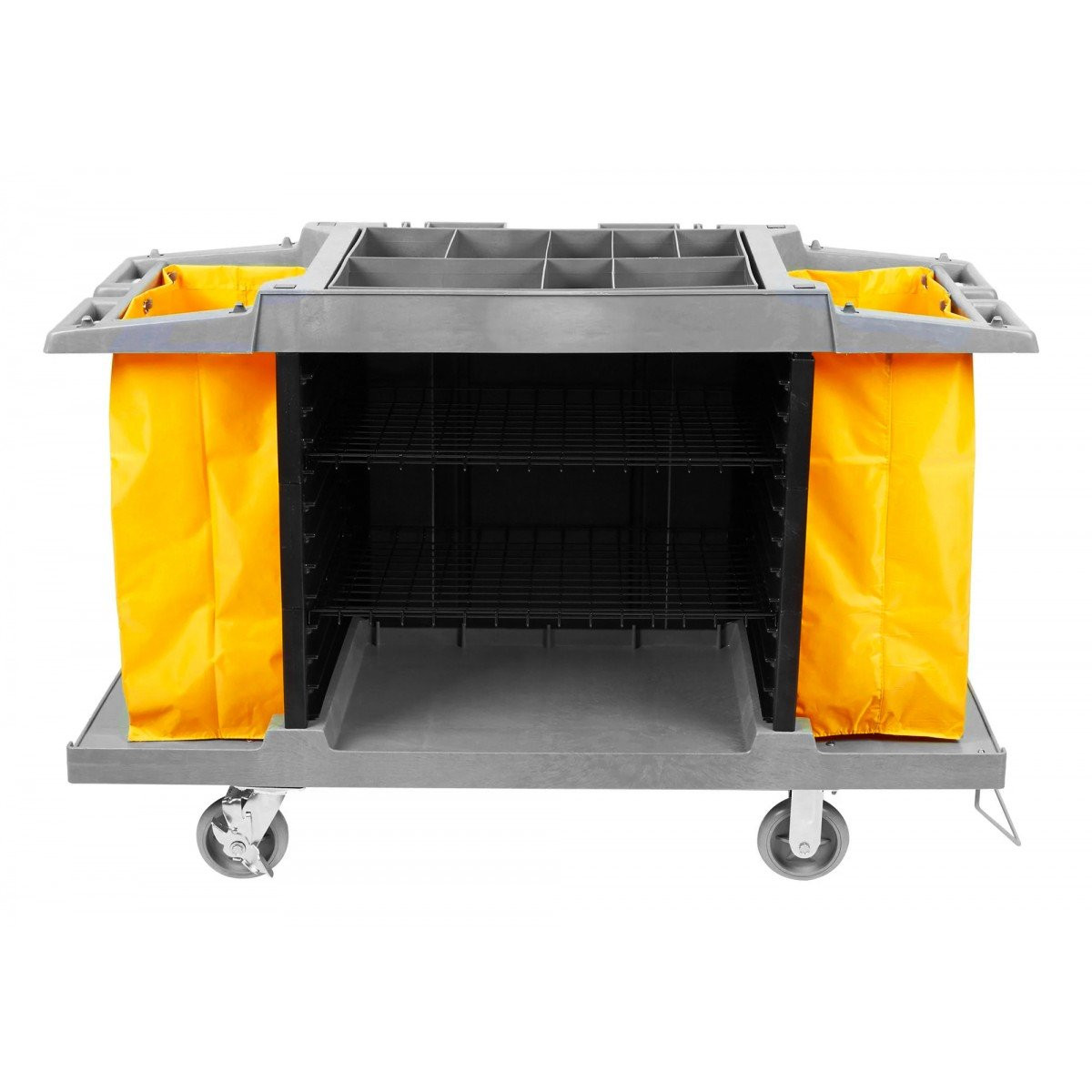 Janitor Cart - High Capacity - Grey