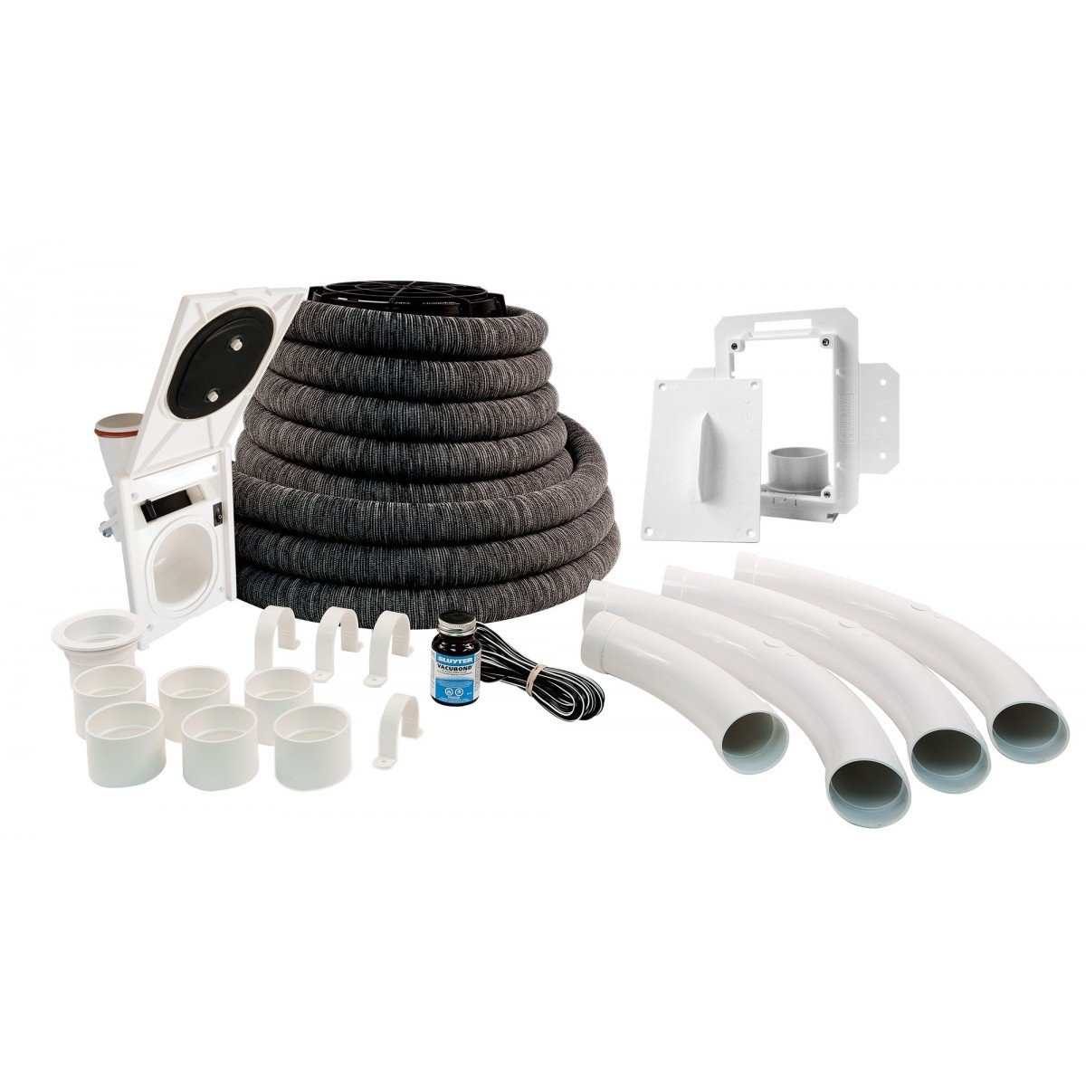 Complete Installation Kit for Hide-A-Hose System - 60' (85 m) Retractable Hose - for HS5000 Inlet
