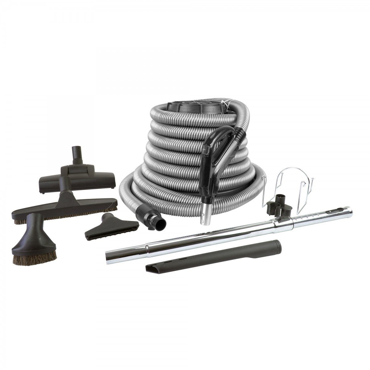 KIT CENTRAL BLACK 30' 1 3/8 GAZ PUMP W WESSEL AIR NOZZLE