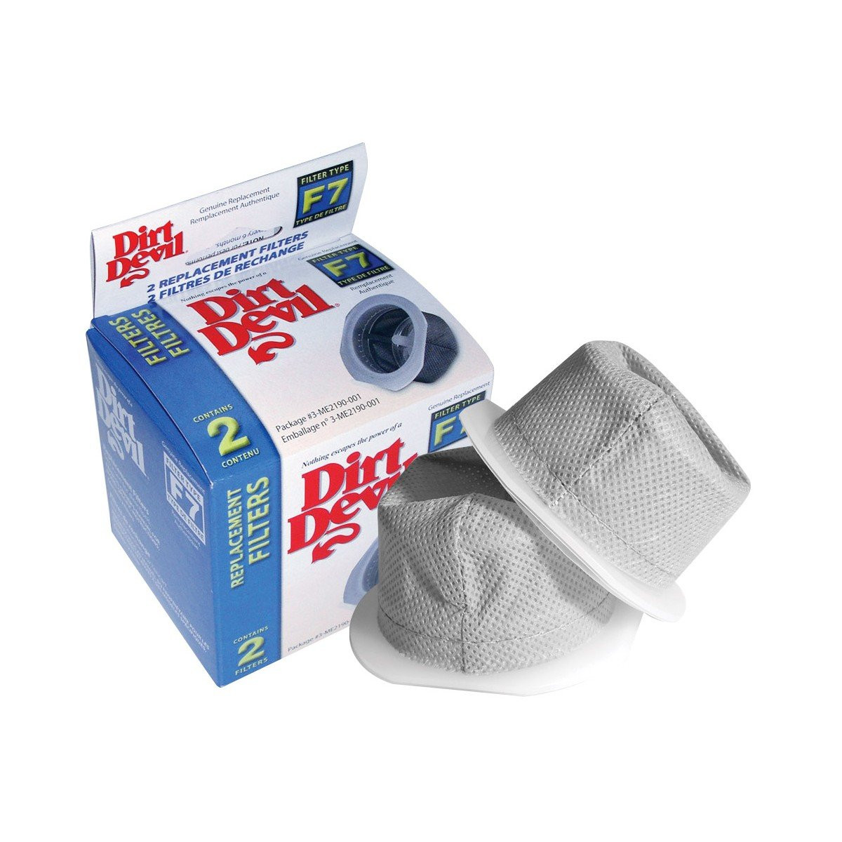 Main Filter Type F7 for Dirt Devil Vacuum - 3ME2190001