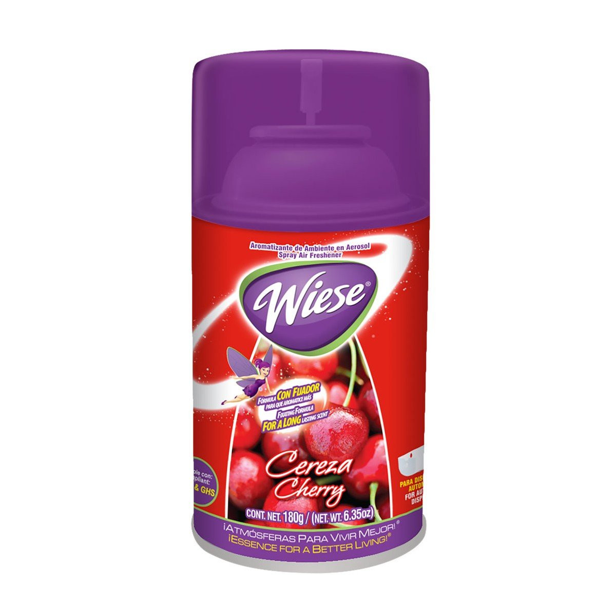Metered Air Freshener - Cherry Scent - 6.2 oz (180 ml) - Wiese NAEDC09