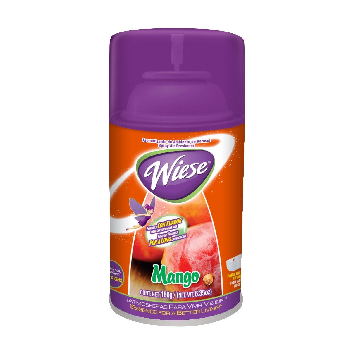 Metered Air Freshener - Mango Scent - 6.2 oz (180 ml) - Weise NAEDC03