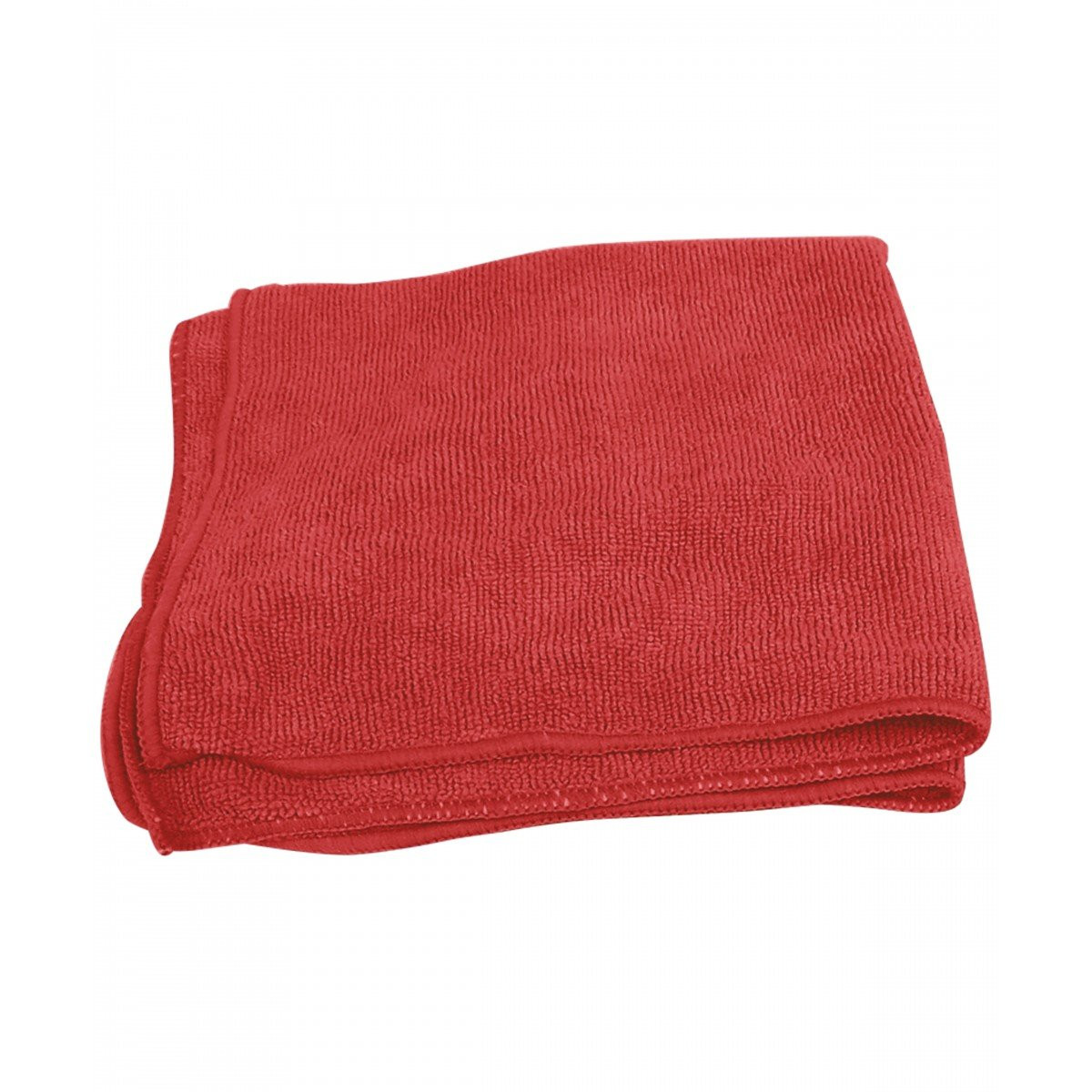 Multi-Purpose Microfiber Cloth 250 GSM - 16'' x 16'' (40.6 cm x 40.6 cm) - Red