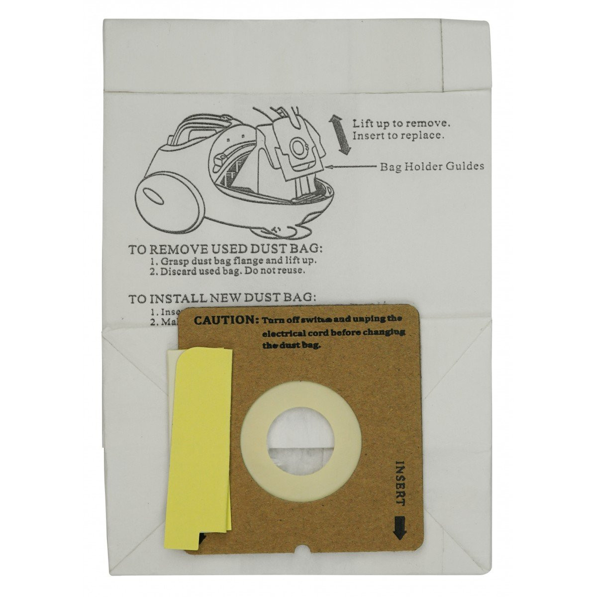 Microfilter Bag for Eureka Type L 930, 965 Series Canister Vacuum - Pack of 3 Bags - Envirocare 313