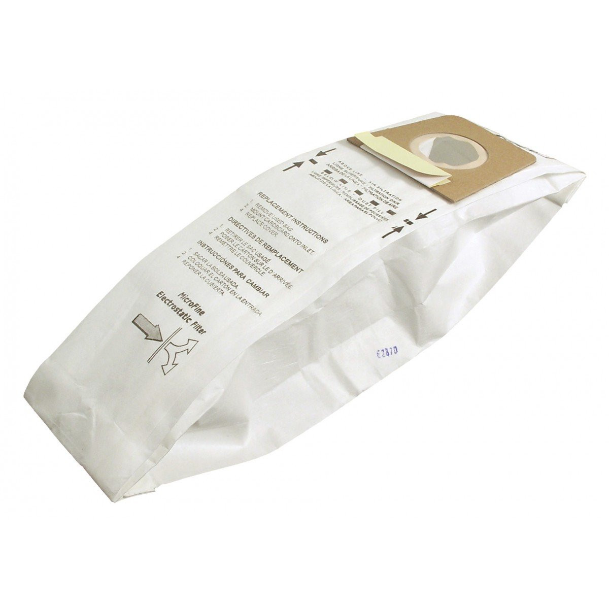 Microfilter Bag for Royal and Dirt Devil Type U Vacuum - Pack of 3 Bags - Envirocare 157