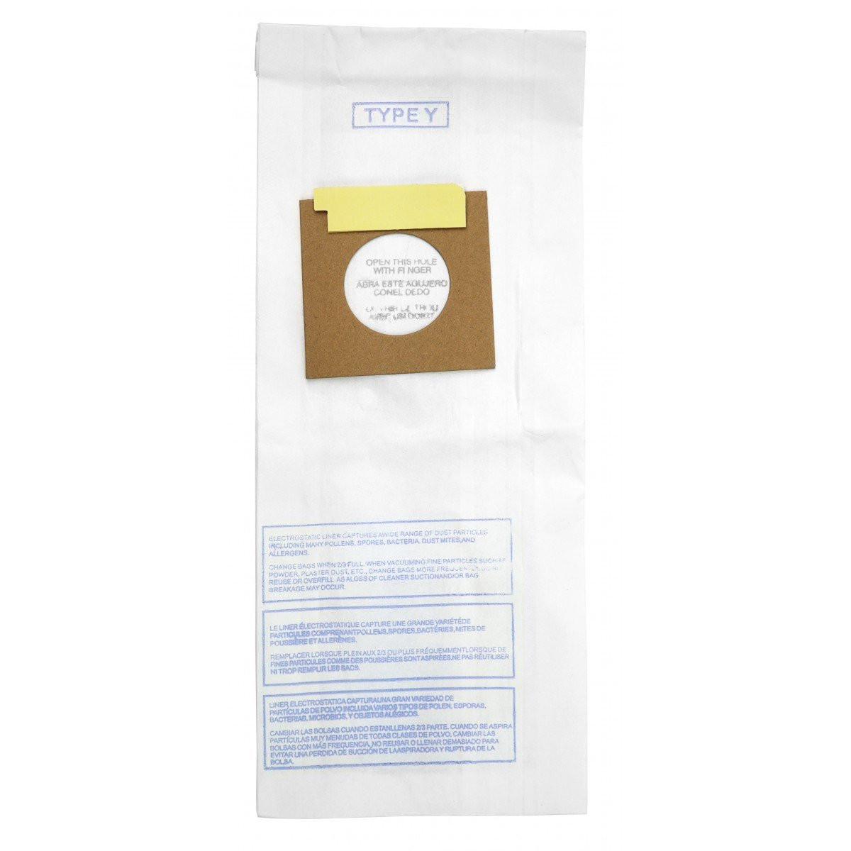 Microfilter Bag for Hoover Windtunnel Vacuum Type Y - Pack of 9 Bags - Envirocare 856-9