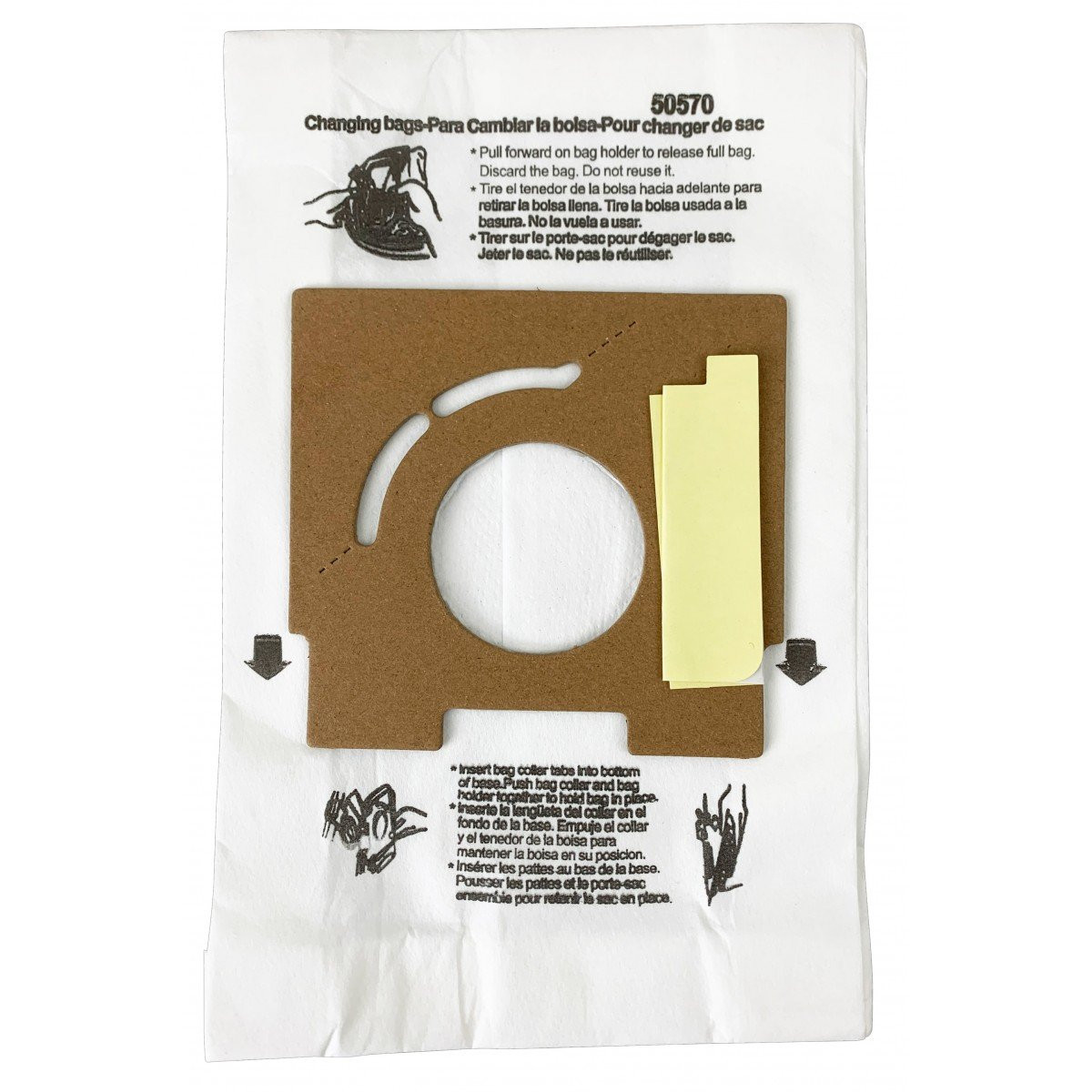Microfilter Bag for Kenmore 50570 Type C13 Canister Vacuum - Pack of 8 Bags - Envirocare 202