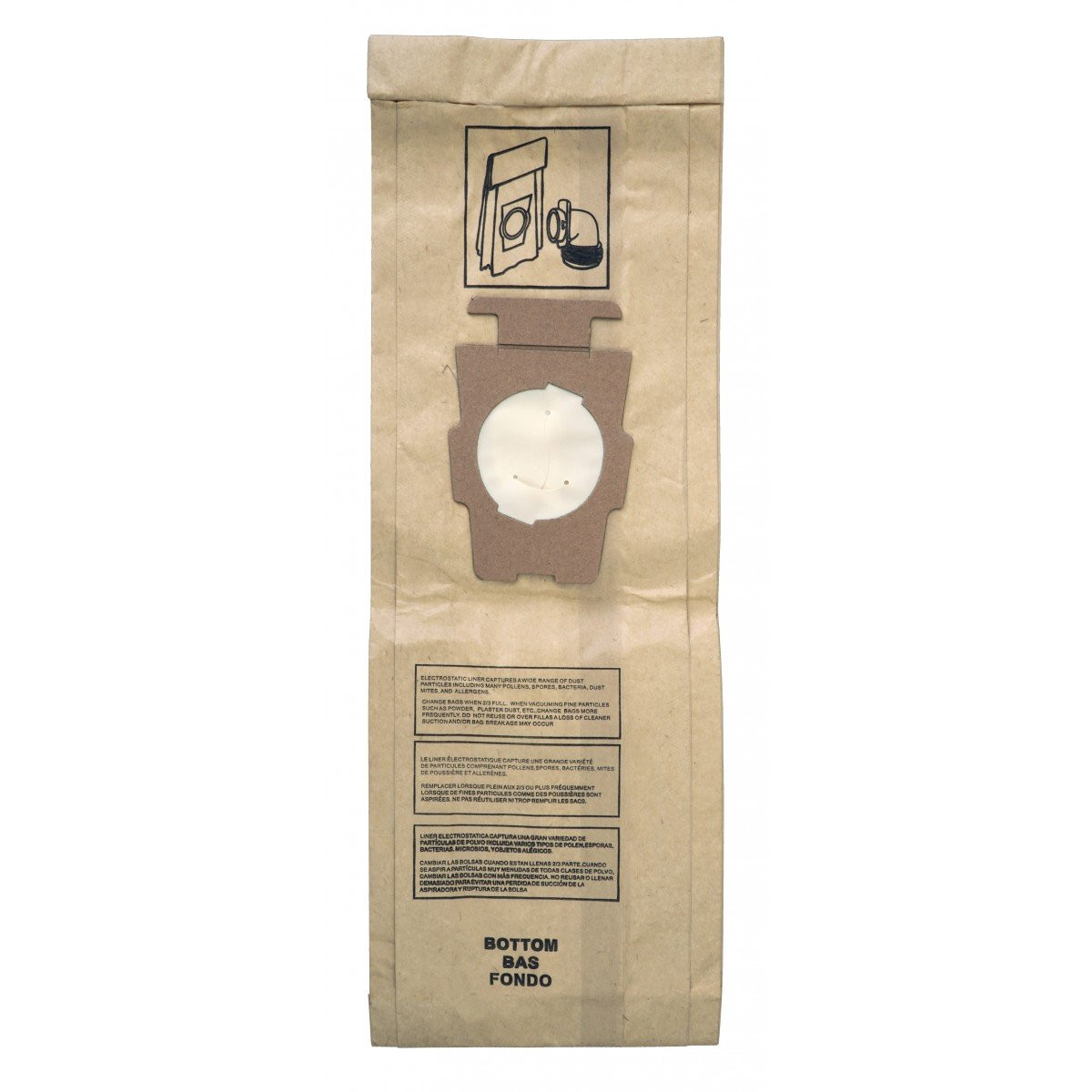 Microfilter Bag for Kirby Generation Vacuum - Pack of 3 Bags - Envirocare 839
