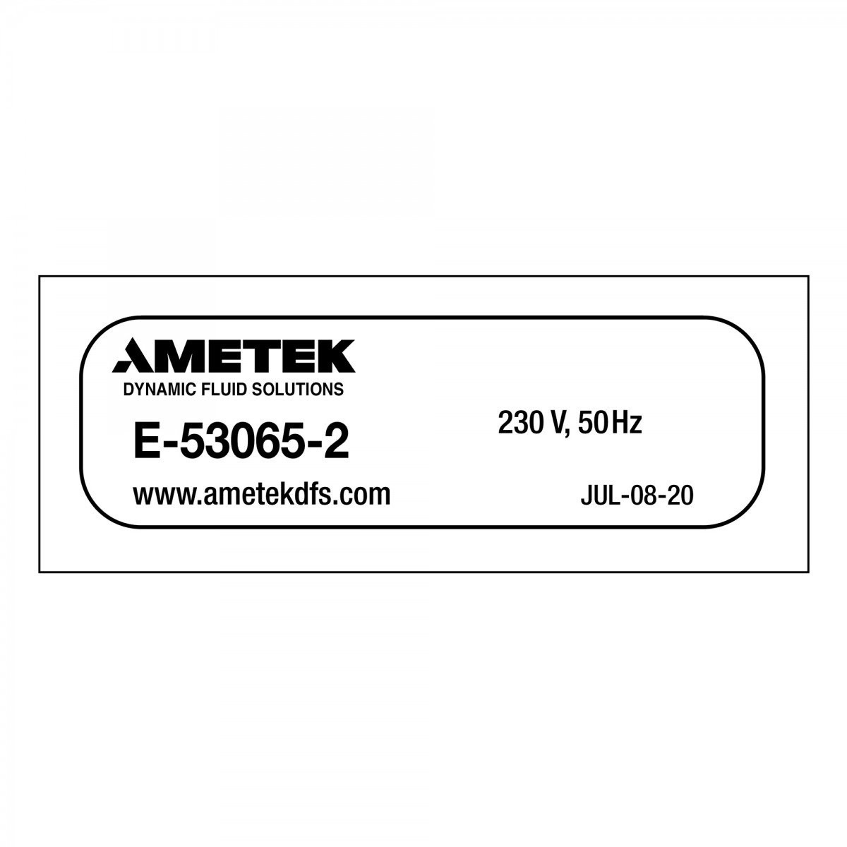 MOTOR AMETEK 230V 122286-08 2 FANS THRUFLO 650AW 7 AMP
