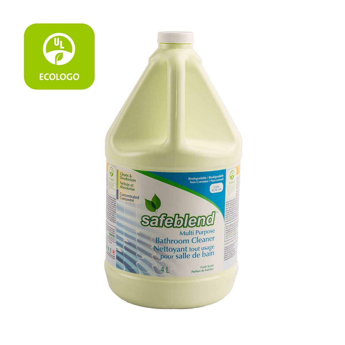 ECOLOGO Concentrated Multi-Purpose Cleaner - for Bathroom - 1.06 gal (4 L) - Safeblend