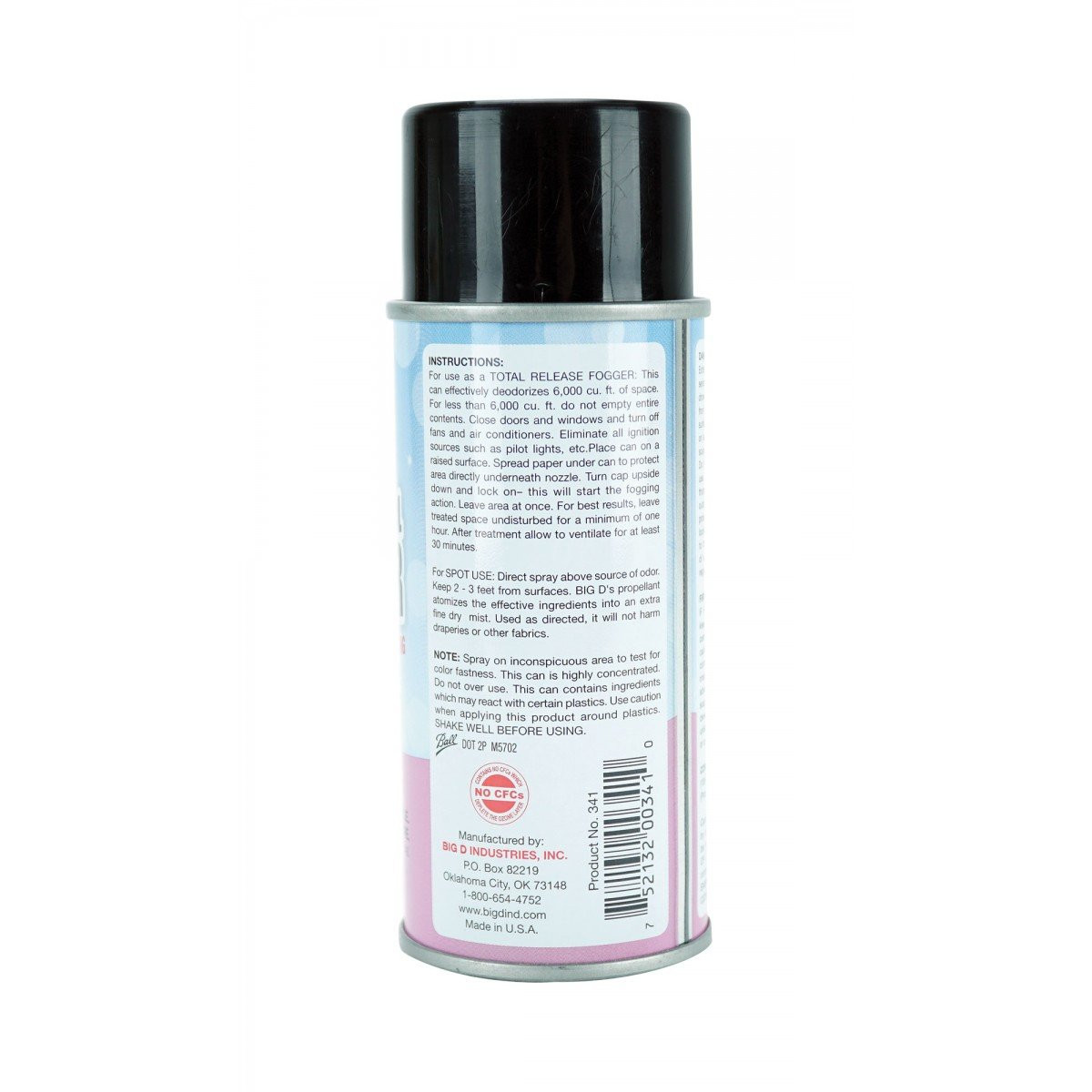 Aerosol Deodorant - One Shot or Not - Original - 5 oz (142 g) - Big D 341