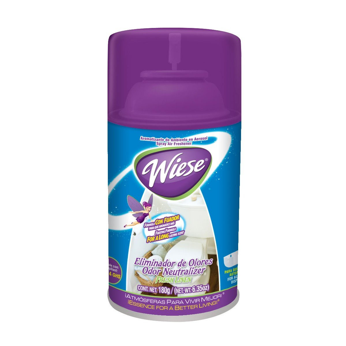 Odor Neutralizer - Fresh Linen Scent - 6,2 oz (180 ml) - Wiese NAEDC00