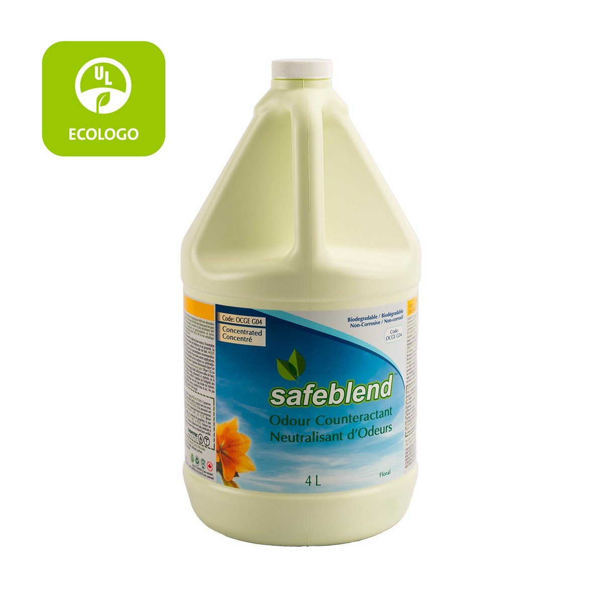 Ecologo Odor Neutralizer - Concentrated - 1.06 gal (4 L) - Safeblend