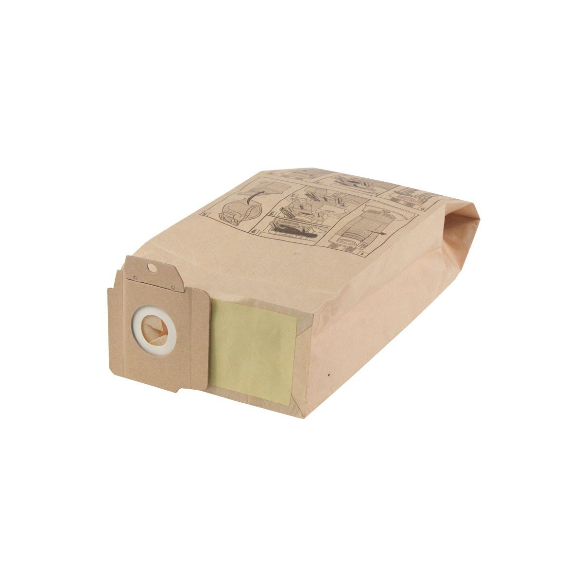Paper Bag for Vacuum Cleaner Karcher Tornado CV30 and CV38 - Pack of 10 Bags - Envirocare ECC174