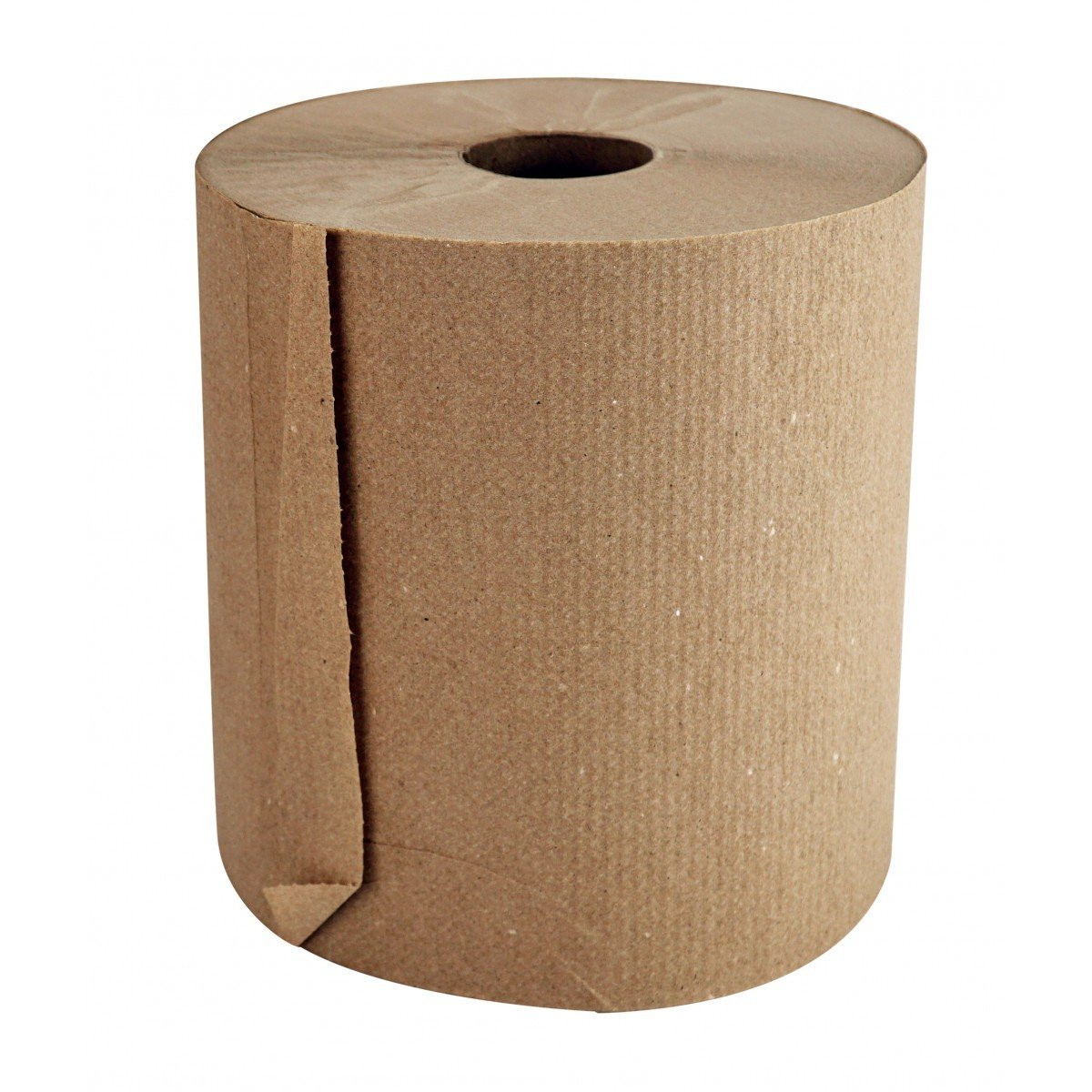 Paper Hand Towel - 7.8" (20 cm) Width - Roll of 800' (243.8 m) - Box of 6 Rolls - Brown - SUN800K