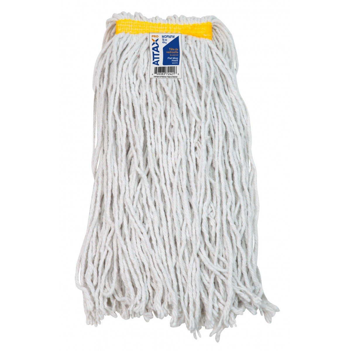 String Mop Replacement Head - Synthetic Washing Mops - 16 oz (450 g) - White
