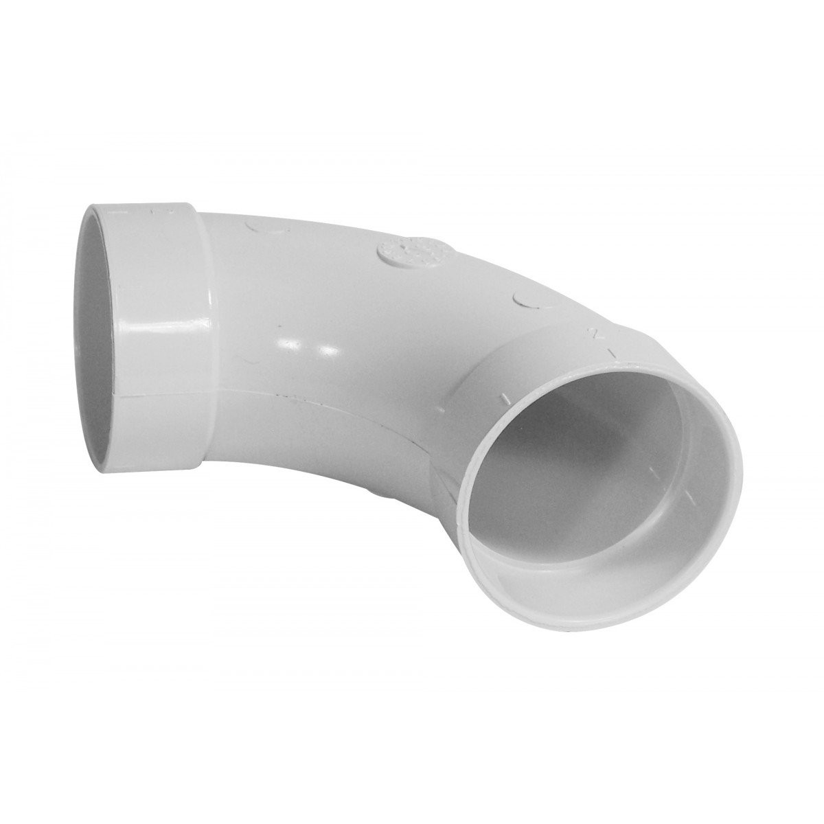 90° Elbow - "L" Fitting - for Central Vacuum Installation - Plastiflex SV8042 BI230