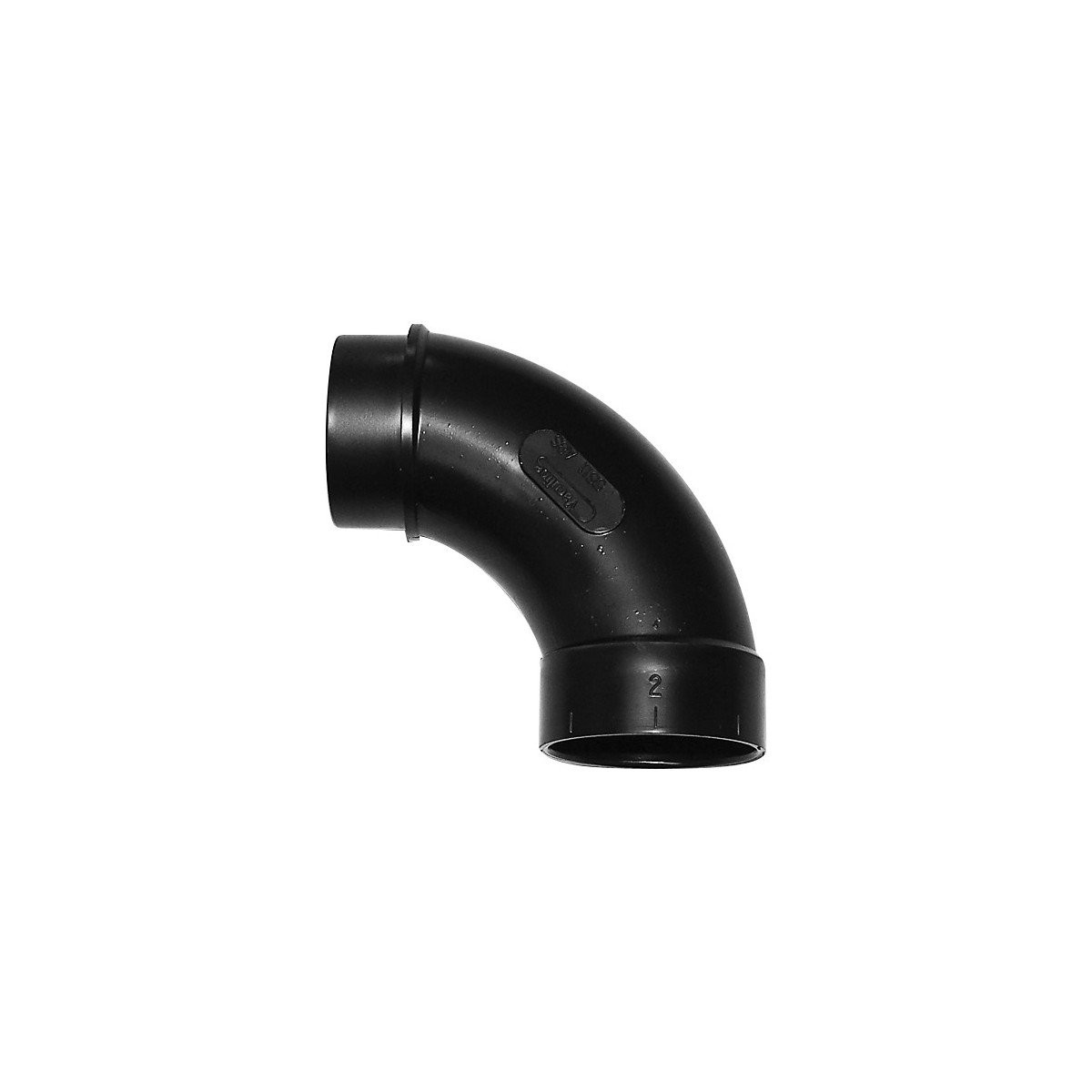 90° Elbow M/F - Fitting for Central Vac Installation - Black - Hayden 785511