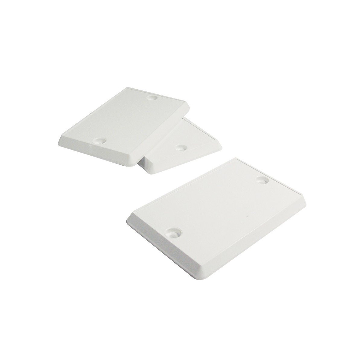 Temporary Cover Plate Fitting for Central Vac - 3 Pack - White - Plastiflex SV8012