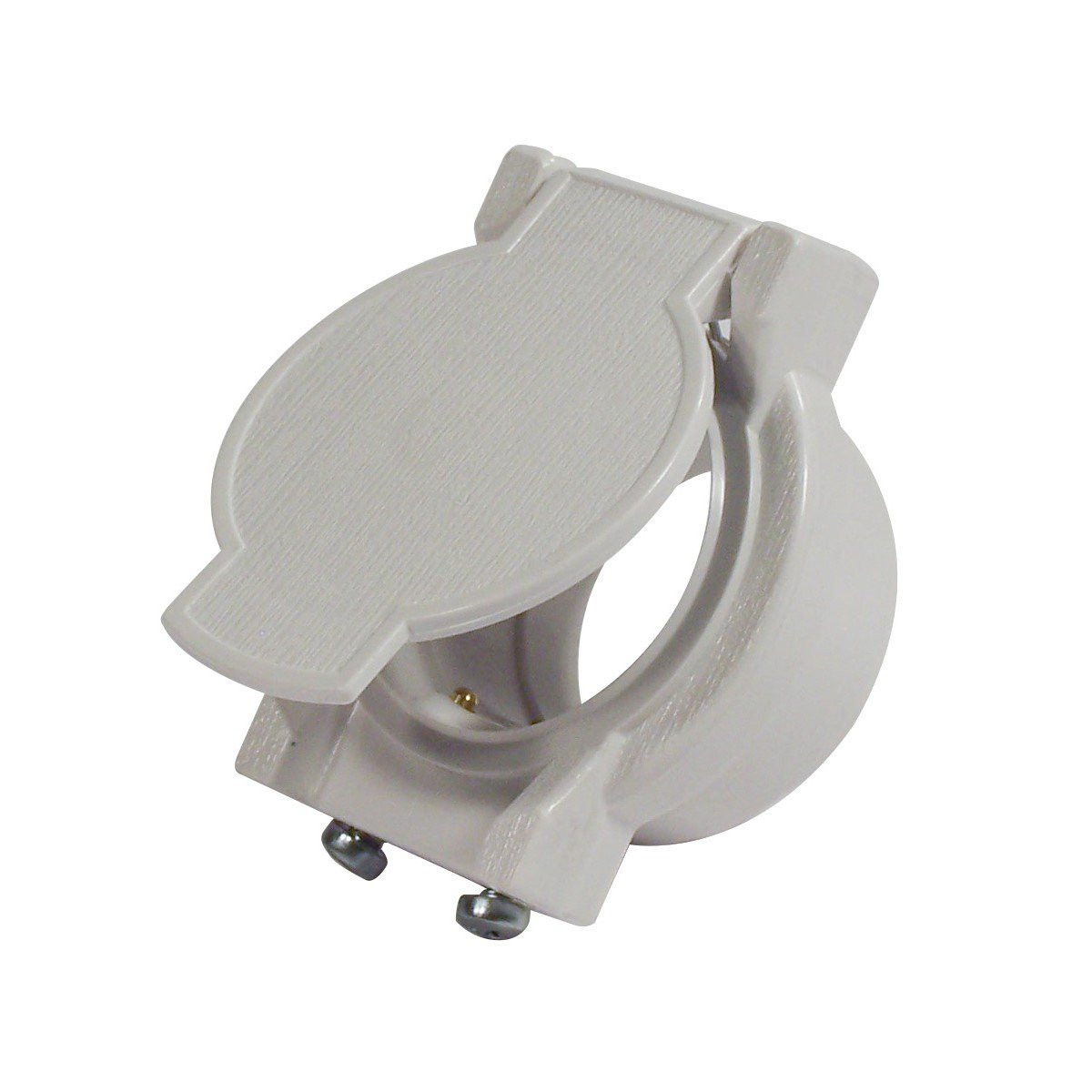 Utility Valve and Contact for Central Vac - White - Canplas 775586W