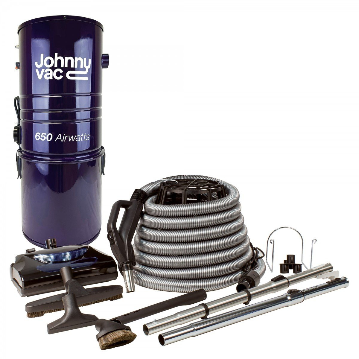 VACUUM JV650LS + ELECTRICAL KIT 30' PN11BK AND SILVER HOSE