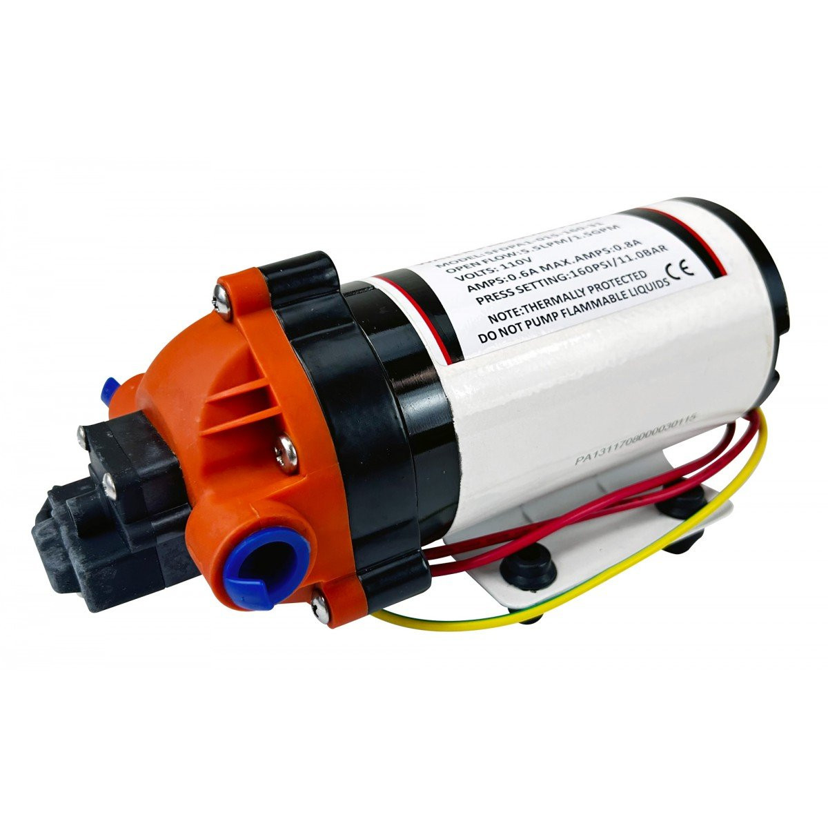Water Pump Assembly - 115v - 160 PSI - SEAFLO