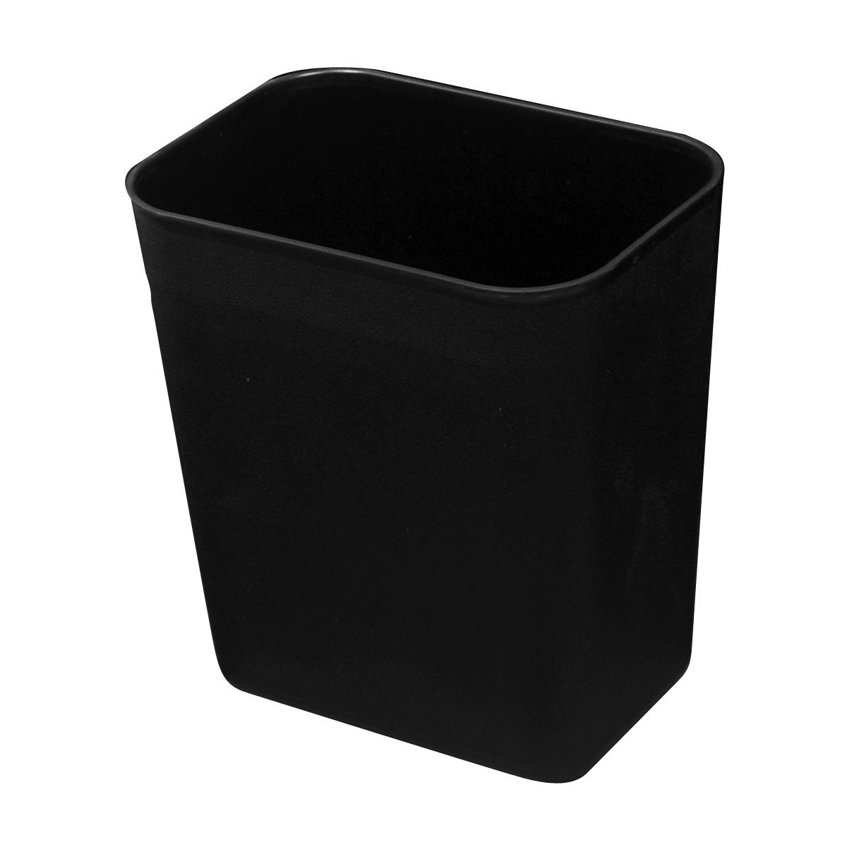 Office Trash Can / Bin - Wastebasket - 2 gal (8 L) - Black
